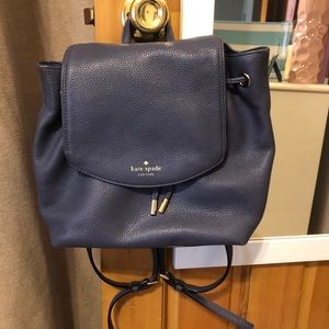 Kate spade navy backpack